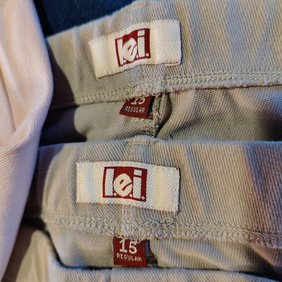 L.E.I. Juniors Luxe Pull-On Ankle Jeggings Pants, Seven Pairs - Picture 12 of 13